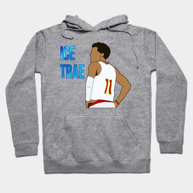 Trae Young 'Ice Trae' - Atlanta Hawks Hoodie by xavierjfong